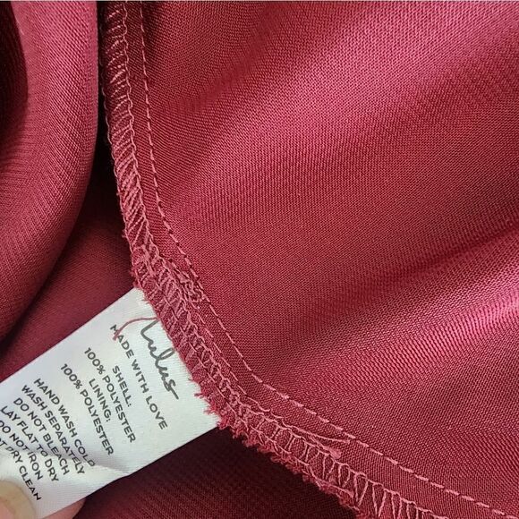 Lulu's front long slit bridesmaid collection special occasions maxi dress - Picture 13 of 16